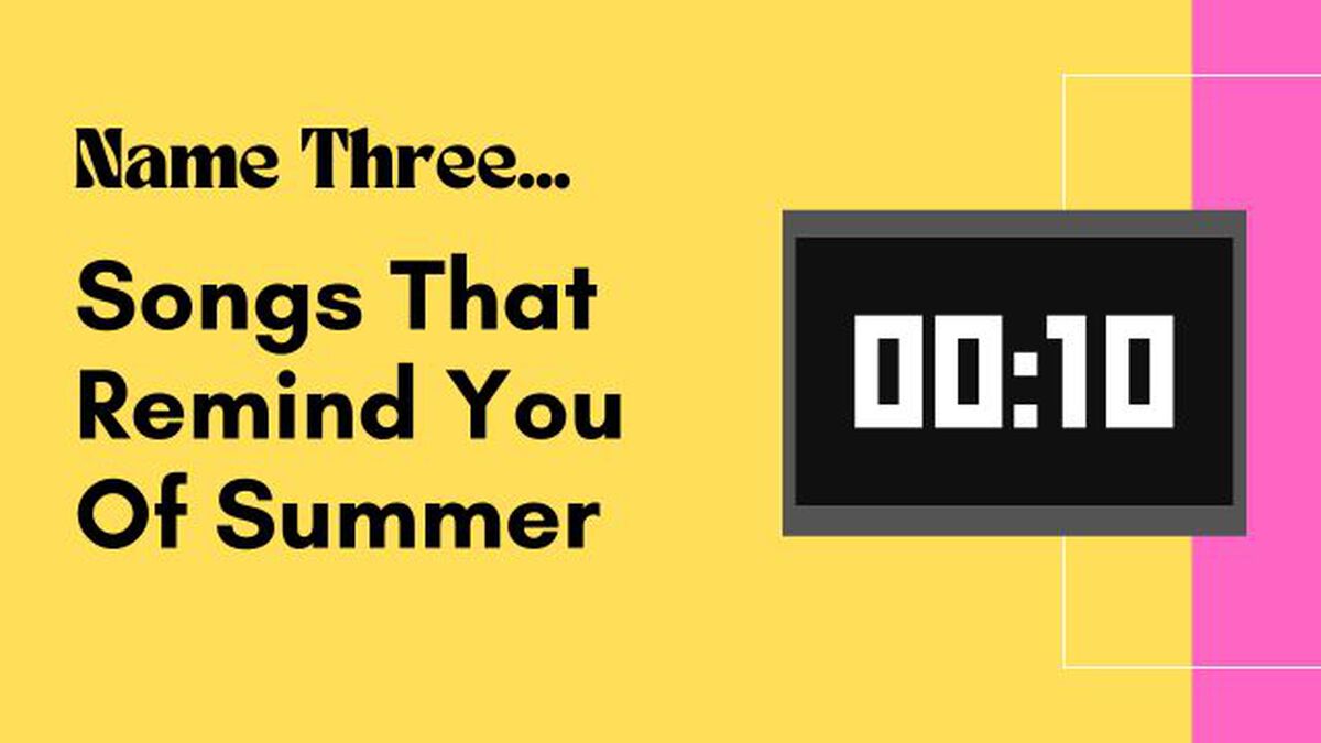 Name Three: Summer Edition image number null